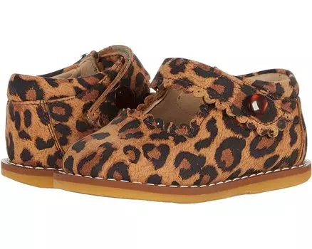 Балетки Elephantito Mary Jane, цвет Suede Leopard