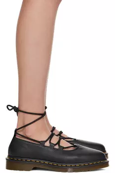 Балетки Elphie ii из натуральной кожи вирджиния Dr. Martens, черный