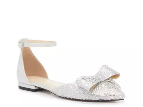 Балетки Elturo Flat Jessica Simpson, серебряный/металлик