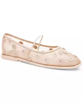 Балетки Emilia Tea Rose из сетчатой ткани COACH, розовый