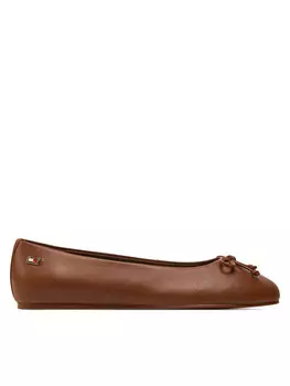 Балетки Essential Chic Ballerina Tommy Hilfiger, коричневый