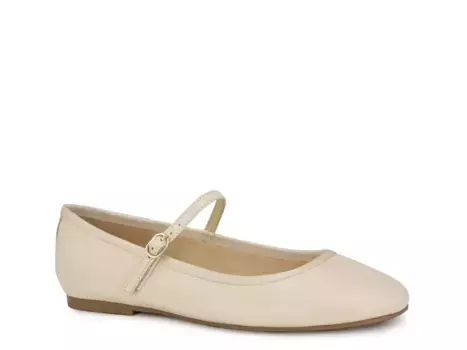 Балетки Ewind Mary Jane Flat Nine West, кремово-белый