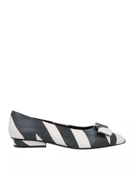Балетки Ferragamo, молочный