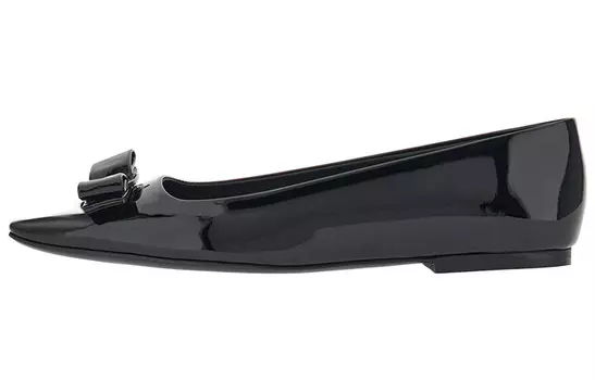 Балетки Ferragamo Vara Bow, черный