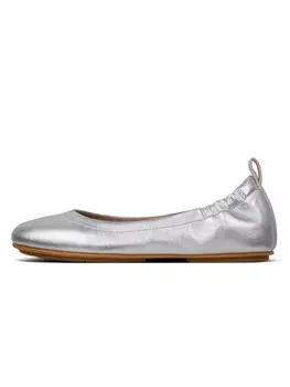 Балетки fitflop, серебряный
