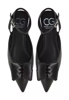 Балетки FLAT Cesare Gaspari, черный