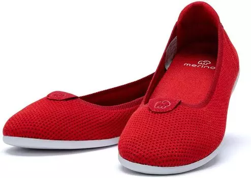 Балетки Flat Merinos, красный