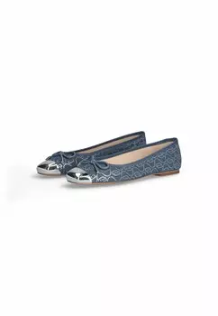 Балетки FLATS WITH SEQUINS LIU JO, светло-голубой
