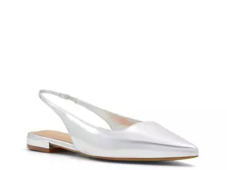 Балетки Flynne Ballerina Flat Aldo, серебряный/металлик