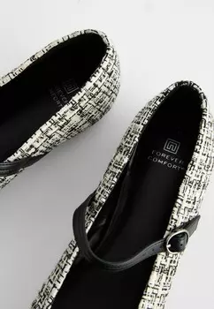 Балетки FOREVER COMFORT SQUARE TOE MARY JANE Next, черный