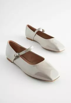 Балетки FOREVER COMFORT SQUARE TOE MARY JANE Next, серый