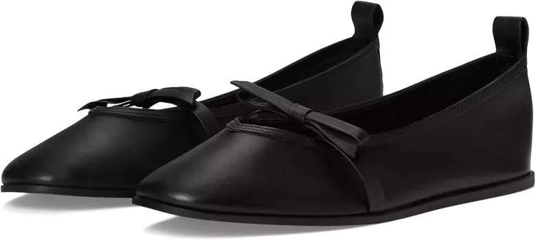Балетки Free People Mania Bow Flats, цвет Black Leather