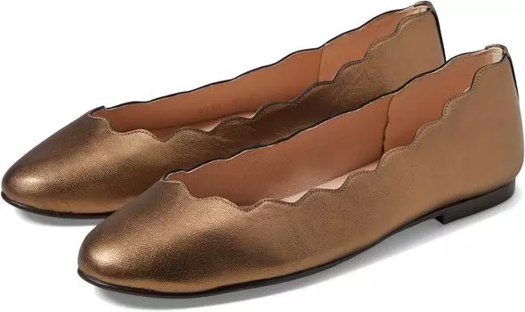 Балетки French Sole Jigsaw, бронзовый