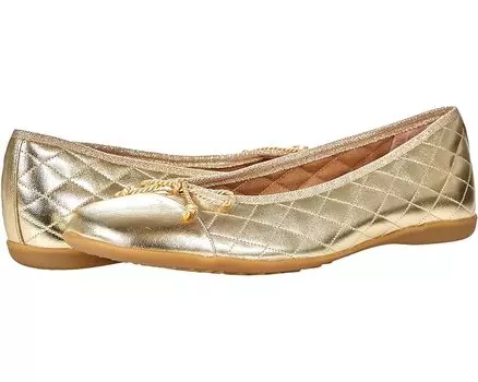Балетки French Sole PassportR Flat, цвет Soft Gold Metallic