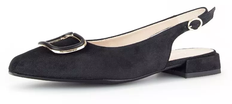 Балетки GABOR Ballet Flats with Strap, черный