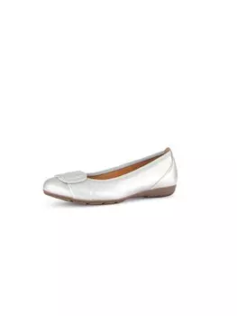 Балетки Gabor Fashion sportliche Ballerinas, серебряный