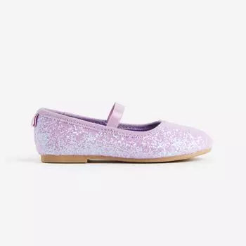 Балетки H&M Disney Wish Glittery, светло-фиолетовый