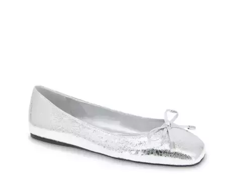 Балетки Hartly 2 Ballet Flat Bcbgeneration, серебряный/металлик