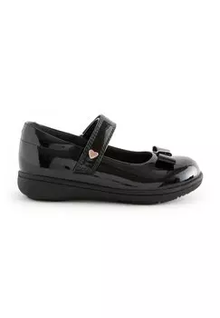 Балетки INFANT SCHOOL BOW MARY JANE SHOES Next, цвет black patent