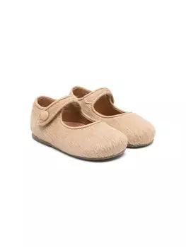 Балетки из искусственного меха Eli1957, коричневый