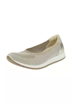 Балетки из искусственной кожи/сетки iMAC, тауп