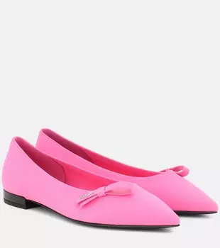 Балетки из неопрена Prada, Begonia