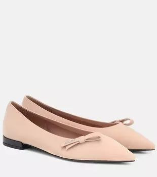 Балетки из неопрена Prada, Nudo