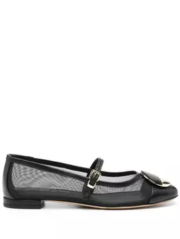 Балетки из сетки Evaluna, черный