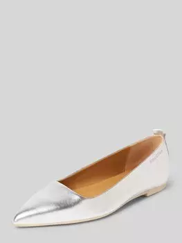 Балетки из тонкой овчины Marc O'Polo, серебряный