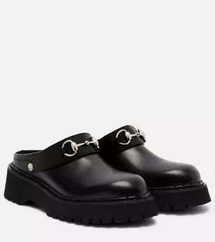 Балетки из замши Gucci, черный