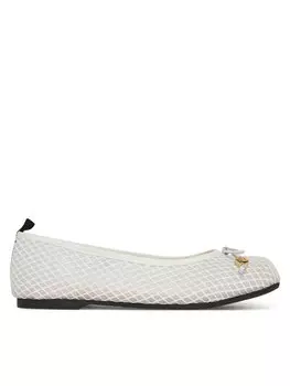 Балетки JA11051G0MIQ0100 Love Moschino, белый