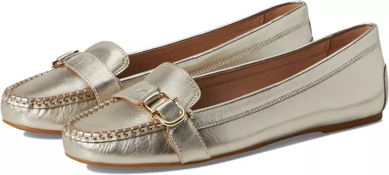 Балетки Jack Rogers Hanover Hardware Moccassin - Leather, цвет Platinum