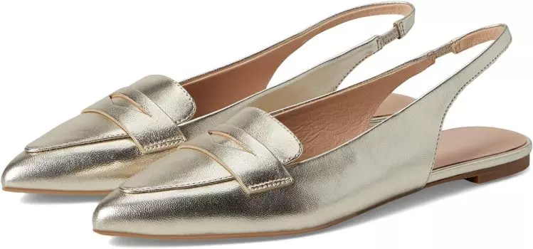 Балетки Jack Rogers Pennie Slingback Ballet - Leather, цвет Platinum