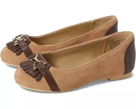 Балетки Janie and Jack Bridle Bit Flat, коричневый