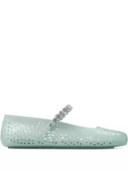 Балетки Jelly JIMMY CHOO, зеленый