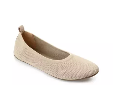Балетки Jersie Foldable Ballet Flat Journee Collection, серо-коричневый