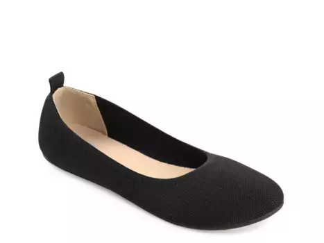 Балетки Jersie Foldable Ballet Flat Journee Collection, черный