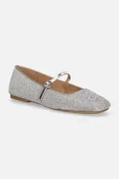 Балетки Эзри-Р Steve Madden, серебряный