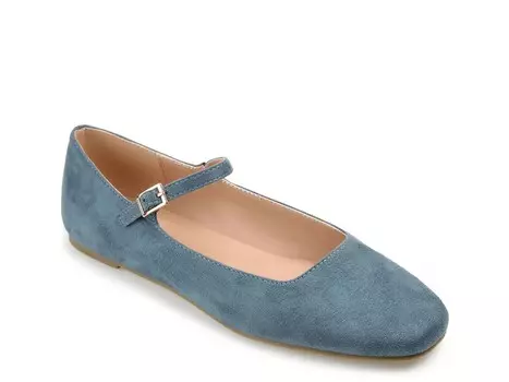 Балетки Journee Collection Carrie Mary Jane, светло-синий