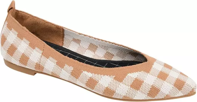 Балетки Journee Collection Comfort Foam Tayleen Flat, желто-коричневый