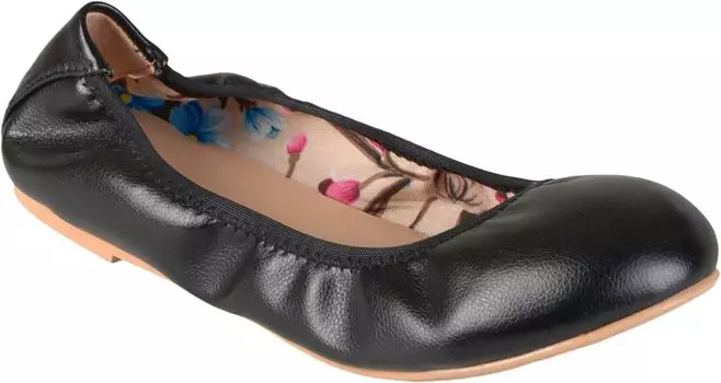 Балетки Journee Collection Lindy Flat, черный