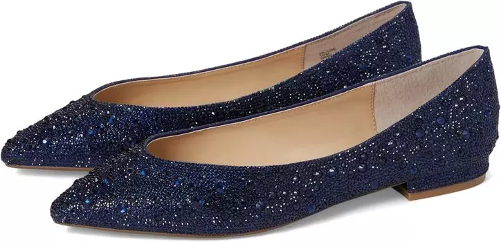 Балетки Jude Blue by Betsey Johnson, темно-синий