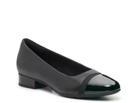 Балетки Juliet Monte Flat Clarks, черный
