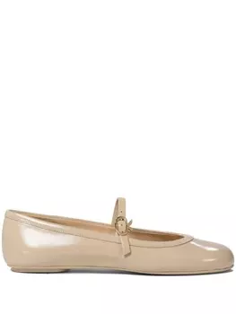 Балетки Карла Gianvito Rossi, нейтральный цвет