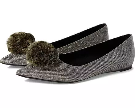 Балетки Kate Spade New York Amour Pom Flat, цвет Black/Gold/Silver