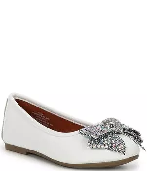 Балетки Kensington для девочек Kurt Geiger London (Молодежь), белый