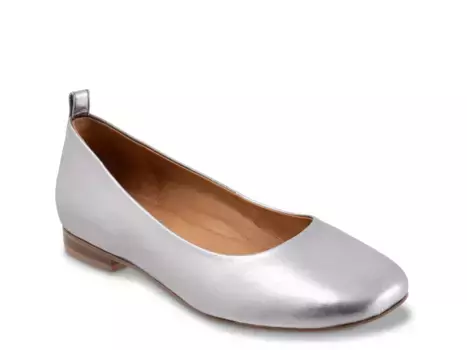 Балетки Kiris Softwalk, Silver Metallic Leather