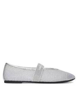 Балетки Kl40125 Karl Lagerfeld, серебряный