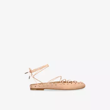 Балетки кожаные Chloe Ghillies, розовый