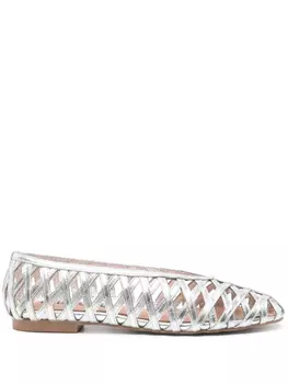 Балетки Laila Bibi Lou, серебряный